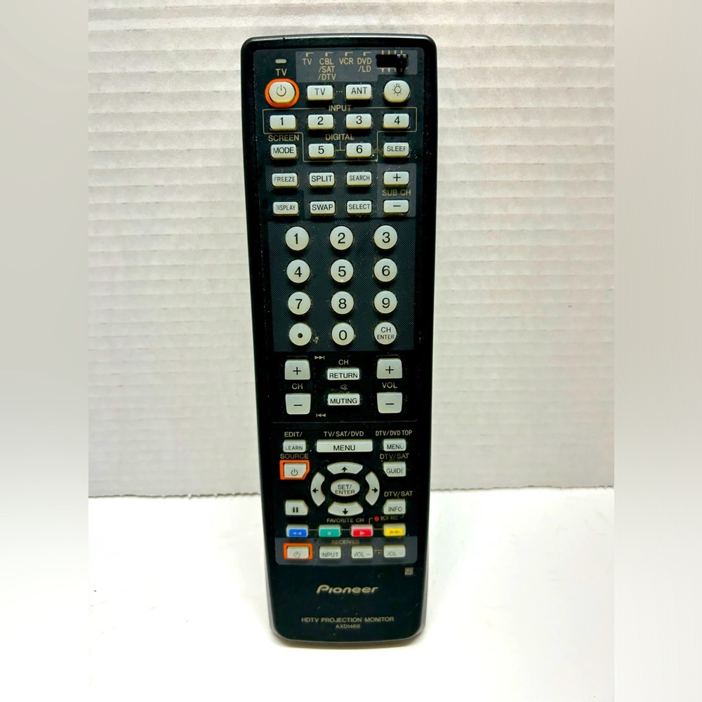 Pioneer HDTV Projection Monitor AXD1468 TV Remote Control